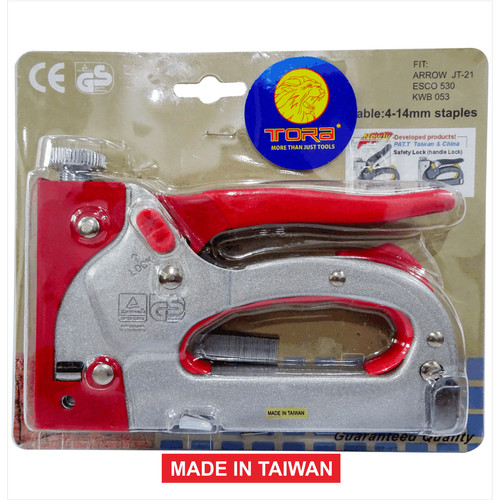 [EZM.1001599] TORA Staple Gun Tangan 4 - 14 mm Staples Stapler TAIWAN