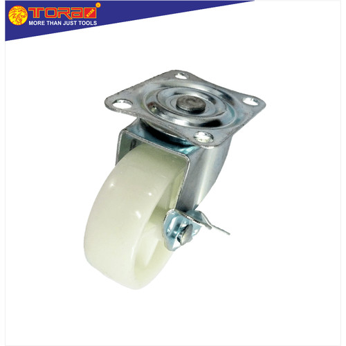 [EZM.1001613] TORA Roda Nilon Hidup Plus Rem 3 Inch - Roda Nilon Kastor 3 Inch
