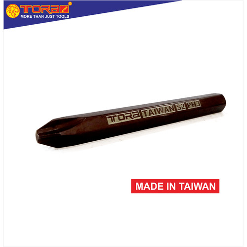 [EZM.1001618] TORA Mata Obeng Ketok Plus (+) Satuan / Pcs PH3 x 80 Mm S2 TAIWAN