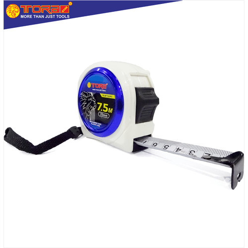 [EZM.1001632] TORA Meteran 7.5 Meter Putih - White Blue Body