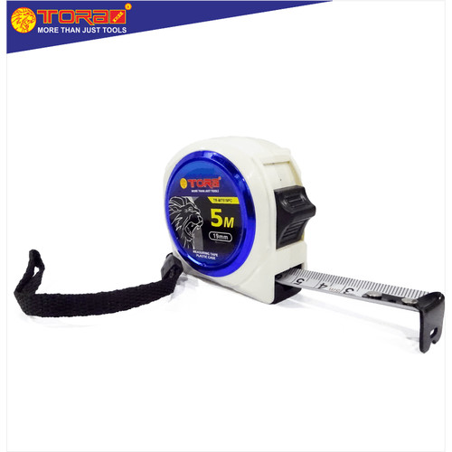 [EZM.1001633] TORA Meteran 5 Meter Putih - White Blue Body