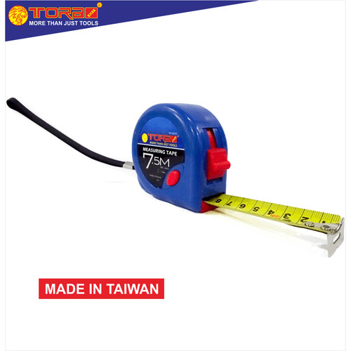 [EZM.1001635] CLEARANCE SALE TORA Meteran 7.5 Meter Body Biru - TAIWAN
