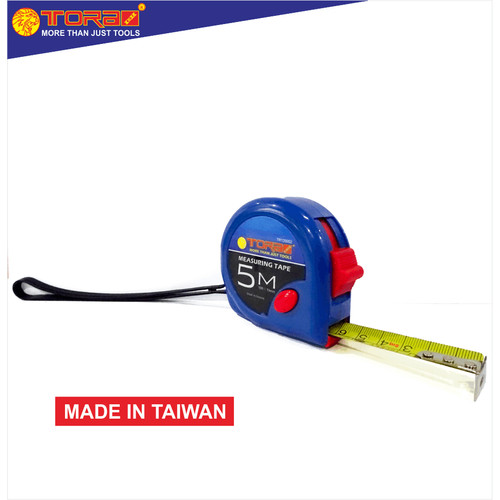 [EZM.1001636] TORA Meteran 5 Meter Body Biru - Taiwan