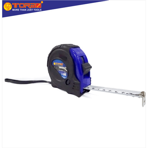 [EZM.1001638] TORA Meteran 10 Meter Body Karet Biru