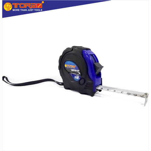 [EZM.1001640] TORA Meteran 5 Meter Body Karet Biru