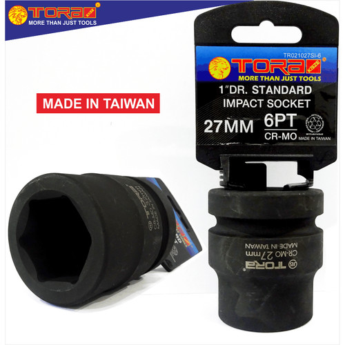 [EZM.1001642] TORA Mata Sok 27 MM 1 Inch DR - Socket Impact - Taiwan