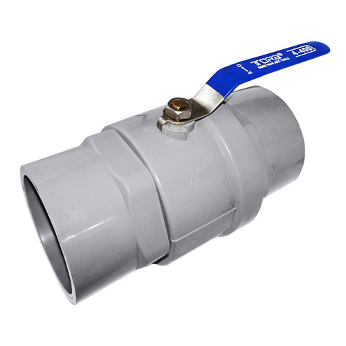 [EZM.1001727] TORA Ball Valve Pvc Gagang Stainless 4 Inch