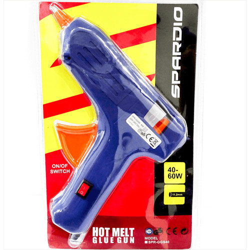 [EZM.1001768] SPARDIO Glue Gun - Alat Lem Tembak + Isi Glue Stick 40 - 60 W