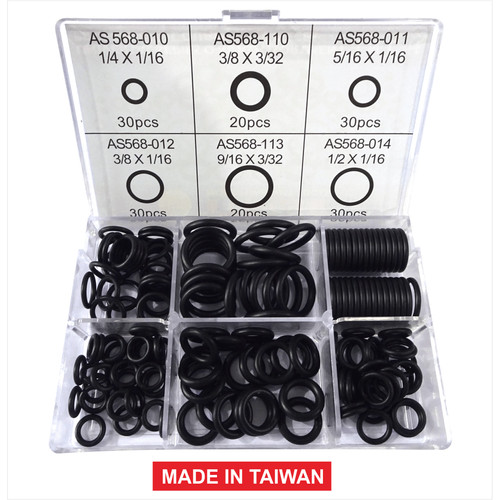 [EZM.1001793] TORA O Ring Set - Ring Karet - Universal Series 160 PCS Inch TAIWAN
