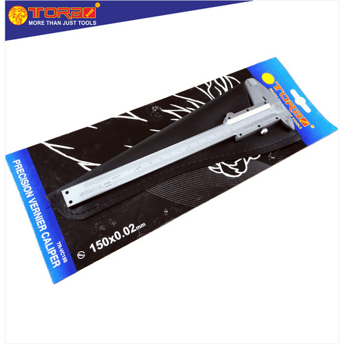 [EZM.1002445] TORA Sigmat Stainless - Jangka Sorong Blister 6 Inch