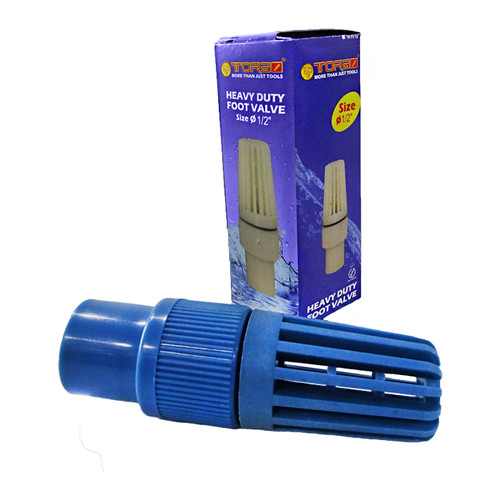 [EZM.1001797] TORA Foot Klep Jumbo Plastik + Saringan PVC Foot Valve 1/2 Inch