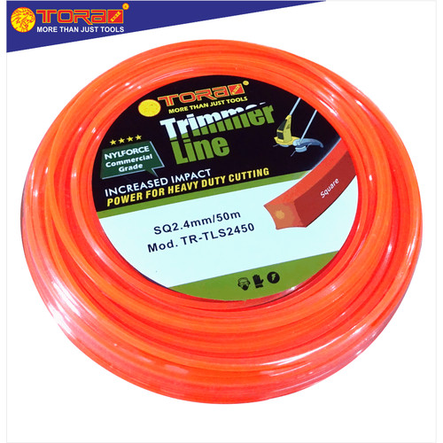 [EZM.1001818] TORA Trimmer Line - Senar Potong Rumput 2.4 MM 50 M Meter