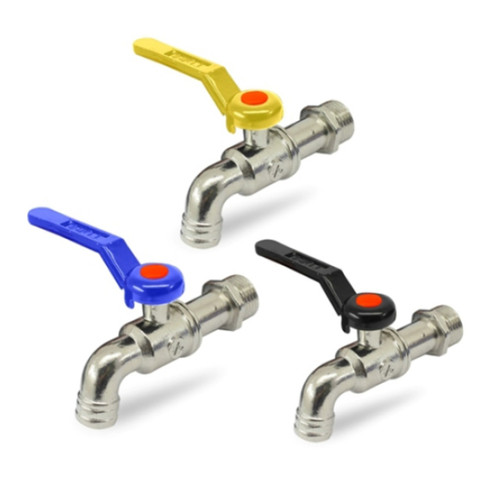 [EZM.1001839] TORA Kran Air - Keran Plat Gagang Panjang Warna 1/2 & 3/4 Inch