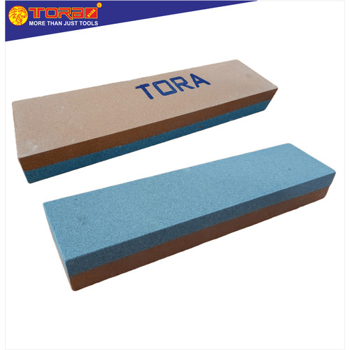 [EZM.1001857] TORA Batu Asahan Pisau - Batu Asah Orange Grey Alumunium Oxide 8 Inch