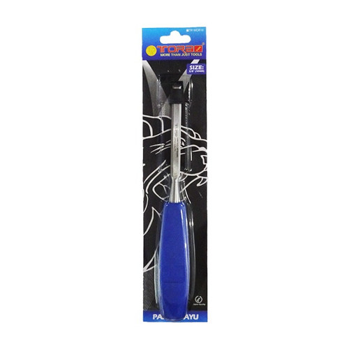 [EZM.1001867] TORA Pahat Kayu Gagang Biru 3/8 Inch - Carbon Stell