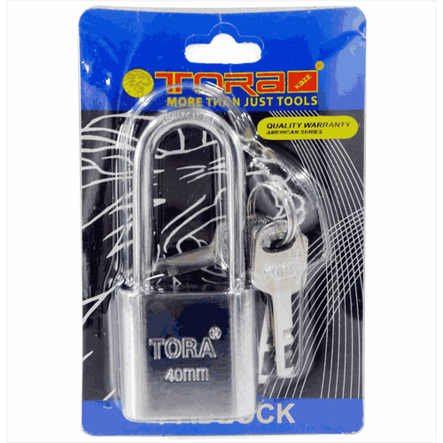 [EZM.1001874] TORA Padlock Safety Long American - Gembok Panjang 3 Kunci 40 mm