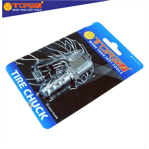 [EZM.1001889] TORA Tire Chuck Crome Handle - Isian Angin Model Jepit