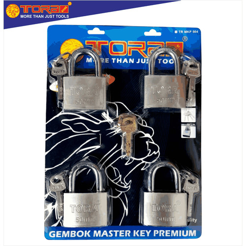 [EZM.1001901] TORA Gembok Master Key Premium - Master Key New 50 mm 4 Pcs