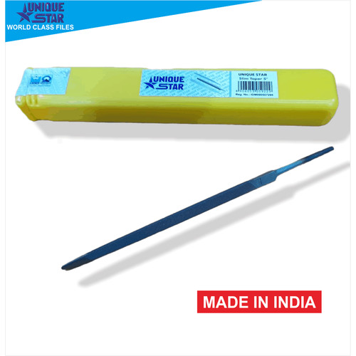 [EZM.1002455] UNIQUE STAR Slim Taper Saw File - Kikir Segitiga 5 Inch 125 mm - INDIA