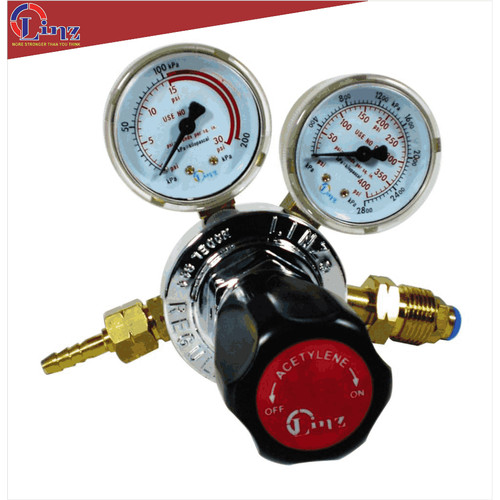 [EZM.1001922] LINZ Regulator Gas Acetylene Tabung Asetilin REG802 - Brass Body