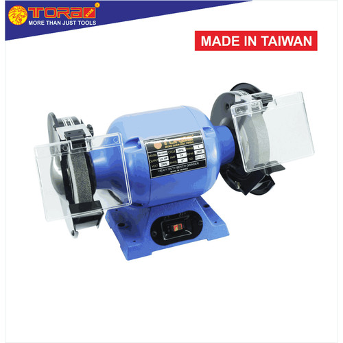 [EZM.1001946] TORA Heavy Duty Bench Grinder - Mesin Gurinda Duduk 8" 200mm - TAIWAN