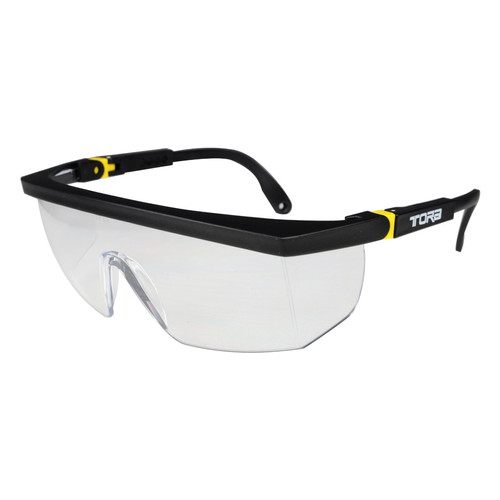 [EZM.1001950] TORA Kaca Mata Safety Grey & Clear - TAIWAN