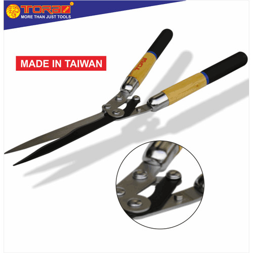 [EZM.1001987] TORA Gunting Taman Rumput Gagang Kayu 56.5 Cm HS565CM - TAIWAN