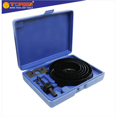 [EZM.1002015] TORA Hole Saw Potong Kayu - Hole Saw Carbon Steel Set 11 Pcs