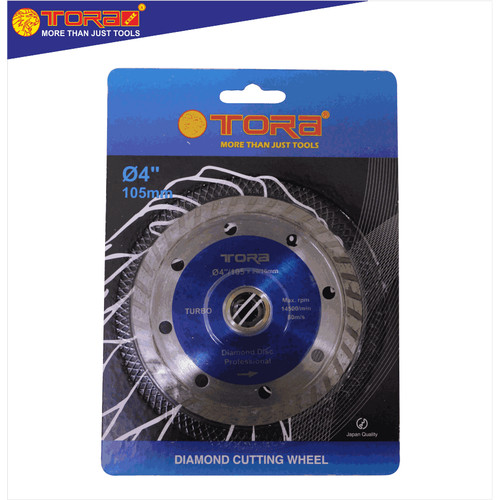 [EZM.1002017] TORA Diamond Cutting Wheel - Pisau Potong Keramik Turbo Wet & Dry