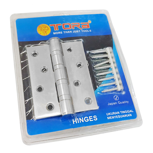 [EZM.1002020] TORA Engsel Stainless - Hinges Stainless Material 4 Inch x 3 cm