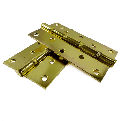 [EZM.1002034] TORA Engsel Besi NB & GP - Hinges Polished Nickel & Brass 5"x3cmx2.1mm