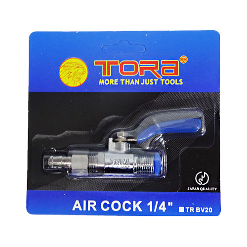 [EZM.1002075] TORA Kran Angin - Keran Udara - Stop Kran - Air Cock 1/4" BV20
