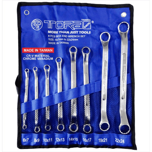 [EZM.1002077] TORA Kunci Ring Set 8 Pcs 6-24mm - TAIWAN