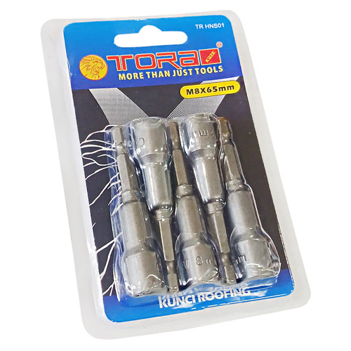 [EZM.1002102] TORA Mata Sok Roofing 8 x 65mm Set 5 Pcs