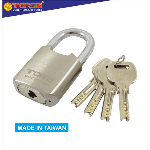 [EZM.1002213] TORA Gembok Stainless Tebal - Top Security Padlock 50-60mm - Taiwan