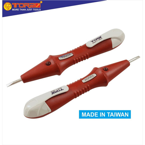 [EZM.1002216] TORA Obeng Tespen Minus - Tespen 12-300VAC Voltage Tester AC - Taiwan