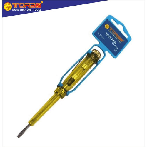 [EZM.1002218] TORA Obeng Tespen 3x140mm 100-500 Volt - Obeng Tespen Minus (-)