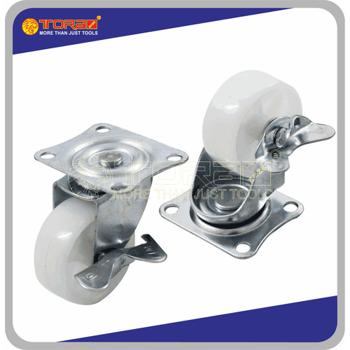 [EZM.1002246] TORA Roda Nilon Hidup Plus Rem 2 Inch - Roda Nilon Kastor 2 Inch