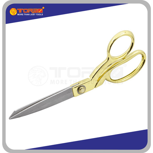 [EZM.1002255] TORA Gunting Kain - Bahan Gold - Stainless Steel Tailor Scissor