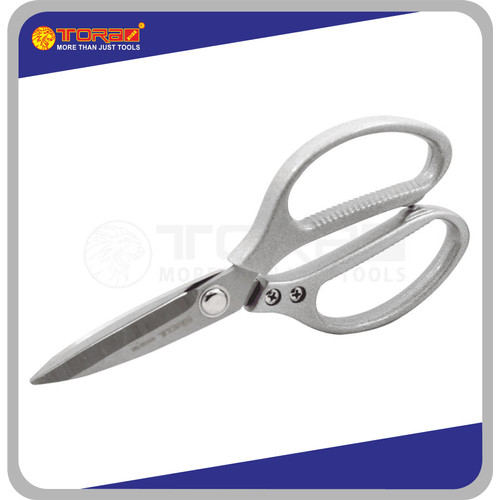 [EZM.1002256] TORA Gunting Kain - Bahan Silver - Stainless Steel Tailor Scissor