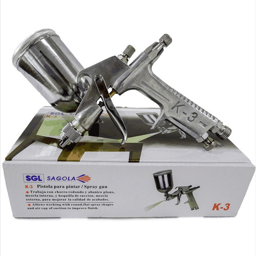 [EZM.1002265] SGL Spray Gun K3 Polishing - Alat Semprot Cat Tabung Atas