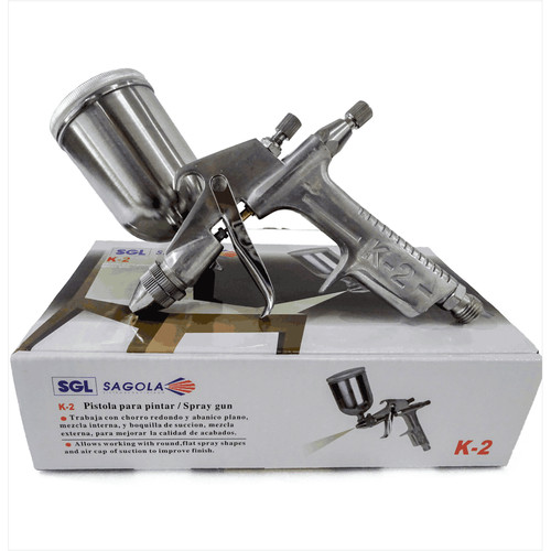 [EZM.1002266] SGL Spray Gun K2 Polishing - Alat Semprot Cat Tabung Atas
