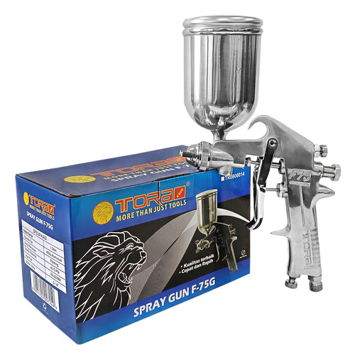 [EZM.1002486] TORA Spray Gun F75G - Alat Semprot Cat Tabung Atas