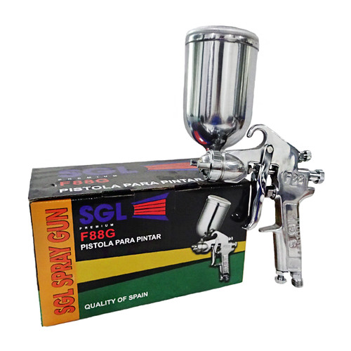 [EZM.1002270] SGL Spray Gun High Fine Polishing F88G - Alat Semprot Cat Tabung Atas