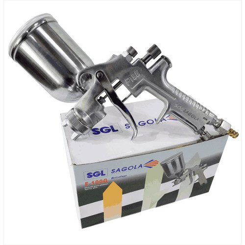 [EZM.1002273] SGL Spray Gun F100G Polishing - Alat Semprot Cat Tabung Atas