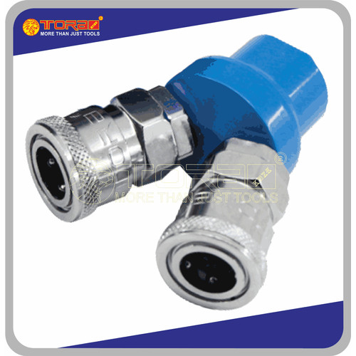 [EZM.1002282] TORA Coupler 2 Cabang - Kopler Nepel Kompresor Cabang Female