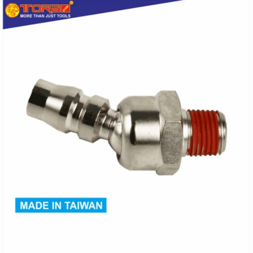 [EZM.1002491] TORA Swivel Fitting Male Nitto Type- Kopler Flexible 1/4 Inch- Taiwan