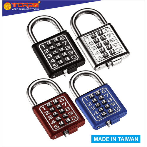 [EZM.1002315] GEMBOK KODE 10 DIGIT TORA TOOLS MADE IN TAIWAN