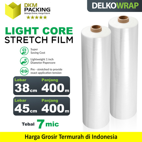 [EZO.9200154] Plastik Wrapping Premium LIGHTCORE Stretch Film Wraping DUS OJOL