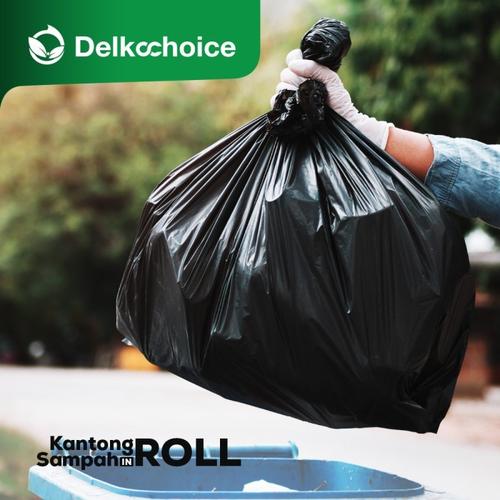 [EZO.9200251] Kantong Plastik Sampah Roll Jumbo Trash Bag Premium Tebal Delkochoice